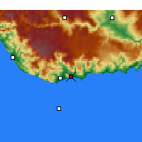 Nearby Forecast Locations - Bozyazı - Harita