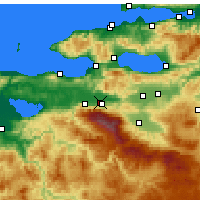Nearby Forecast Locations - Gürsu - Harita