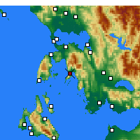 Nearby Forecast Locations - Mytikas - Harita