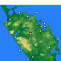Nearby Forecast Locations - Kaikohe - Harita