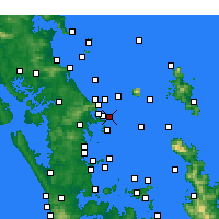 Nearby Forecast Locations - Takatu Point - Harita