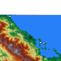 Nearby Forecast Locations - Changuinola - Harita