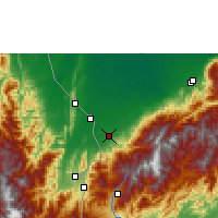 Nearby Forecast Locations - La Fría - Harita