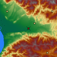 Nearby Forecast Locations - Kutaisi - Harita