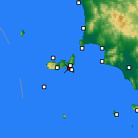 Nearby Forecast Locations - Capoliveri - Harita
