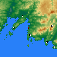 Nearby Forecast Locations - Bolşoy Kamen - Harita