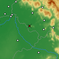 Nearby Forecast Locations - Berehove - Harita