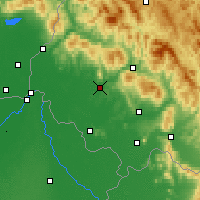 Nearby Forecast Locations - Mukaçeve - Harita