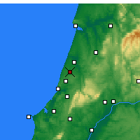 Nearby Forecast Locations - Marinha Grande - Harita