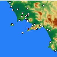 Nearby Forecast Locations - Sorrento - Harita