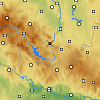 Nearby Forecast Locations - Český Krumlov - Harita