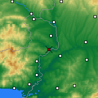 Nearby Forecast Locations - Dimetoka - Harita