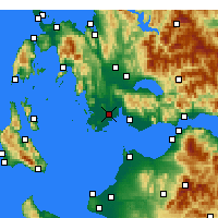 Nearby Forecast Locations - Oiniades - Harita