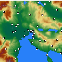 Nearby Forecast Locations - Menemeni - Harita
