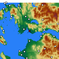 Nearby Forecast Locations - Mesalongi - Harita
