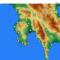Nearby Forecast Locations - Messene - Harita