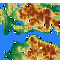 Nearby Forecast Locations - Naupaktos - Harita