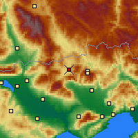 Nearby Forecast Locations - Aşağı Nevrekop - Harita