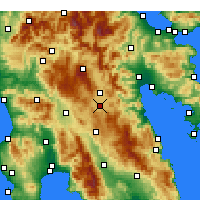 Nearby Forecast Locations - Tegea - Harita