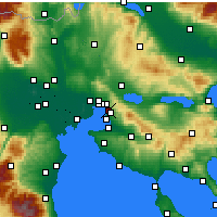 Nearby Forecast Locations - Triandria - Harita