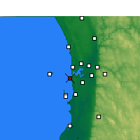 Nearby Forecast Locations - Fremantle - Harita