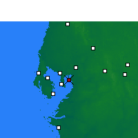 Nearby Forecast Locations - Davis Islands - Harita