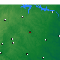 Nearby Forecast Locations - Louisburg - Harita