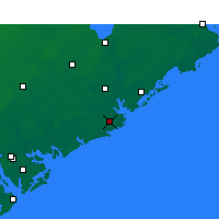 Nearby Forecast Locations - Charleston - Harita