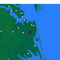 Nearby Forecast Locations - Chesapeake - Harita