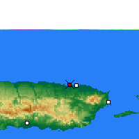 Nearby Forecast Locations - San Juan - Harita