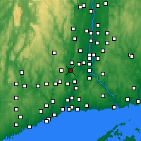 Nearby Forecast Locations - Southington - Harita