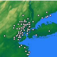 Nearby Forecast Locations - West New York - Harita
