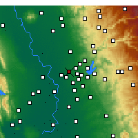 Nearby Forecast Locations - Antelope - Harita