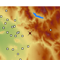 Nearby Forecast Locations - Apache Junction - Harita