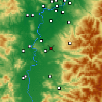 Nearby Forecast Locations - Aumsville - Harita