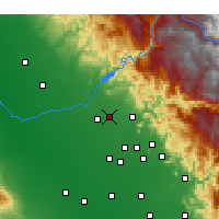 Nearby Forecast Locations - Clovis - Harita