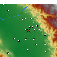 Nearby Forecast Locations - Kingsburg - Harita