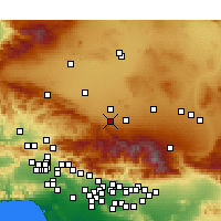 Nearby Forecast Locations - Littlerock - Harita