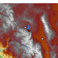 Nearby Forecast Locations - Mammoth Lakes - Harita