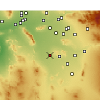 Nearby Forecast Locations - Maricopa - Harita