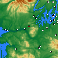 Nearby Forecast Locations - McCleary - Harita