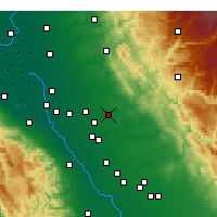 Nearby Forecast Locations - Oakdale - Harita
