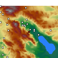 Nearby Forecast Locations - Palm Desert - Harita