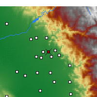 Nearby Forecast Locations - Reedley - Harita