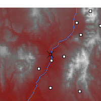 Nearby Forecast Locations - San Juan Pueblo - Harita