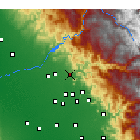 Nearby Forecast Locations - Sanger - Harita