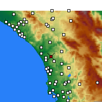 Nearby Forecast Locations - Vista - Harita