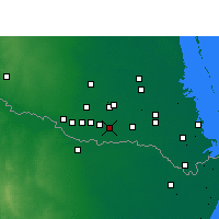 Nearby Forecast Locations - Weslaco - Harita