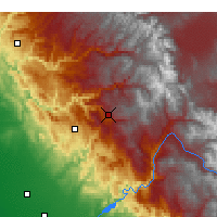 Nearby Forecast Locations - Yosemite Ulusal Parkı - Harita