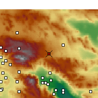 Nearby Forecast Locations - Yucca Valley - Harita